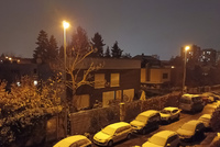 První sníh v Praze 2022