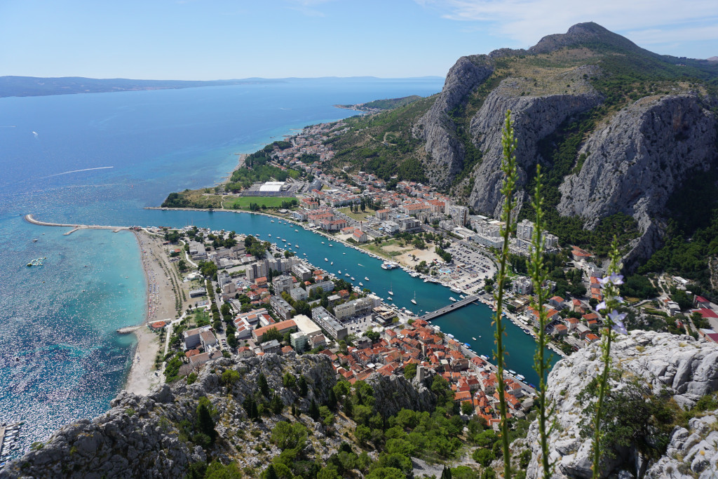 Omiš, Chorvatsko.