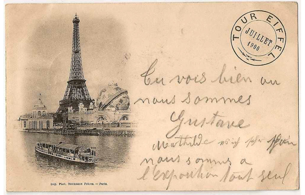 Tour Eiffel 1900.