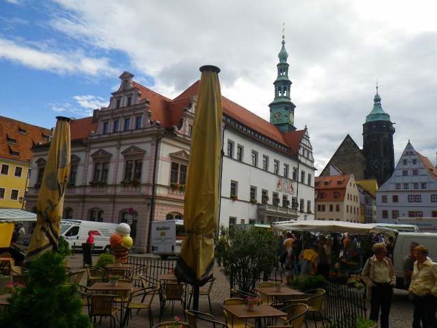 Pirna, staré české město v Německu