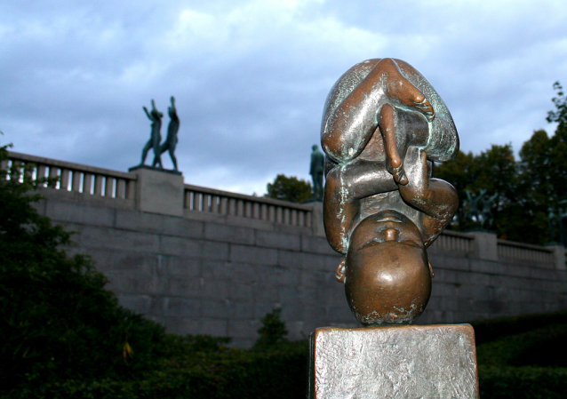 Gustav Vigeland, nacista a stalinista, daroval Oslu úžasné sochy