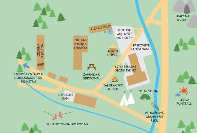 Outline Centrum Jiřičná na Šumavě zve české návštěvníky