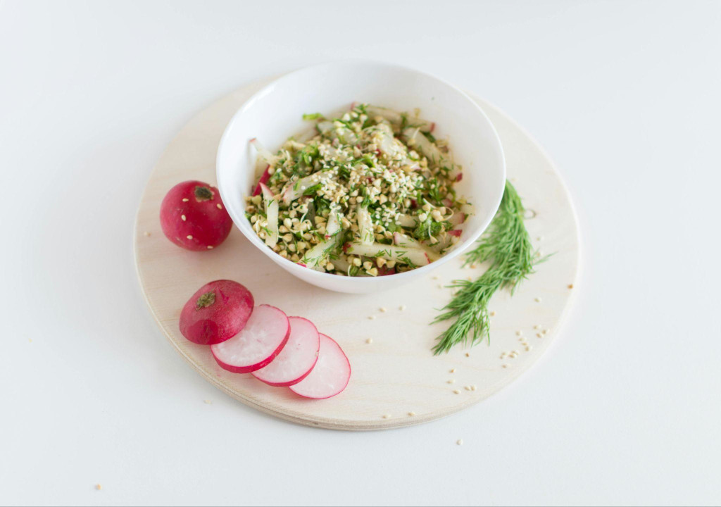 Zeleninové veganské jídlo.