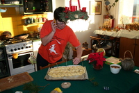 Vánočka: pečení a pletení