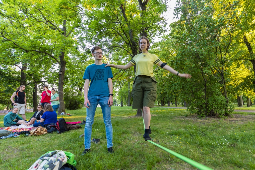 Slackline.