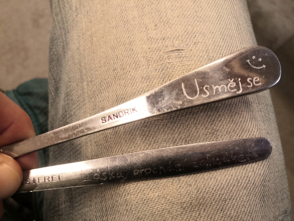 Personalizovaná lžíce.