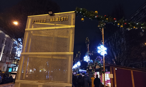 Vánoční trhy na Tylově náměstí v Praze