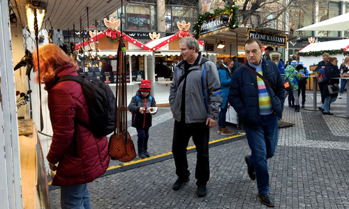 Vánoční trhy na Václavském náměstí