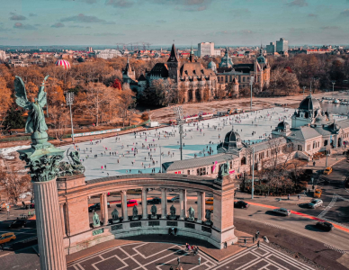 City Park Ice Rink - největší kluziště v Budapešti