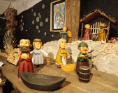 Vánoční výstava v Betlémské kapli je inspirovaná staročeským trhem
