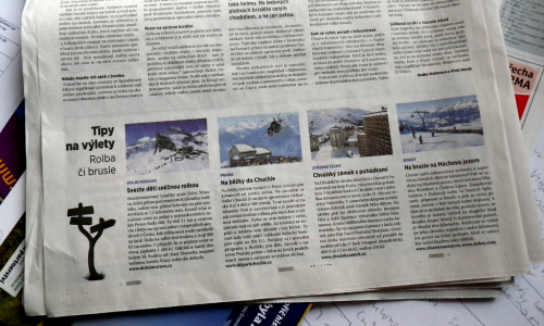 Úsměvná chyba MF Dnes: Čechy a Morava leží v Alpách  