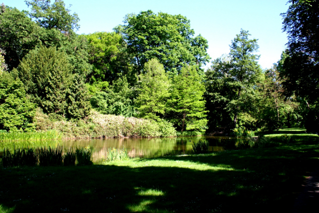 Botanická zahrada Malešice se rozkládá v údolí dutých hlav