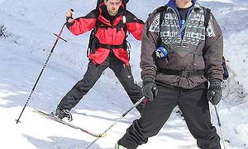 Slepý Honza na skialpech Slepý Honza na skialpech