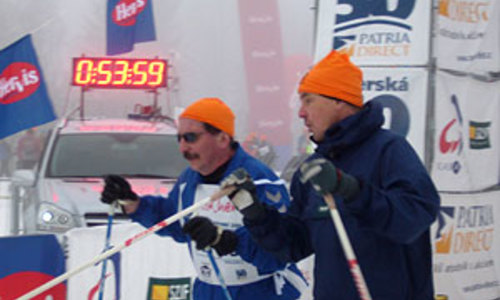 Nevidí a závodí na běžkách Nevidí a závodí na běžkách