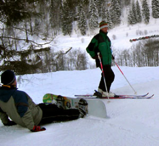 Snowboardový park 