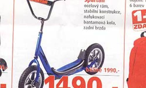 Koloběžka za všechny peníze Koloběžka za všechny peníze