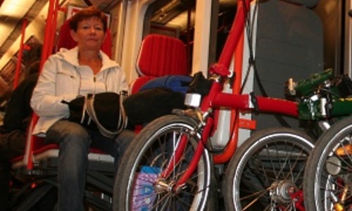 Na kole v metru. Samozřejmě skládacím! Na kole v metru. Samozřejmě skládacím!
