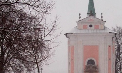 Zasněžená barokní Skalka Zasněžená barokní Skalka