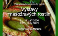Masožravky a stařec v botanických zahradách