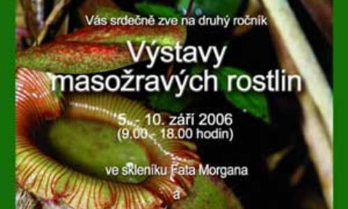 Masožravky a stařec v botanických zahradách