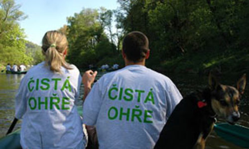 Vodáci čistili Ohři Vodáci čistili Ohři