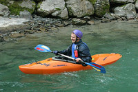 Nový jez na rakouské řece Steyr Nový jez na rakouské řece Steyr