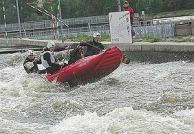 Raftový sprint v Tróji