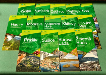 Turistické skládačky obcí západní Šumavy