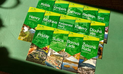 Turistické skládačky obcí západní Šumavy Turistické skládačky obcí západní Šumavy
