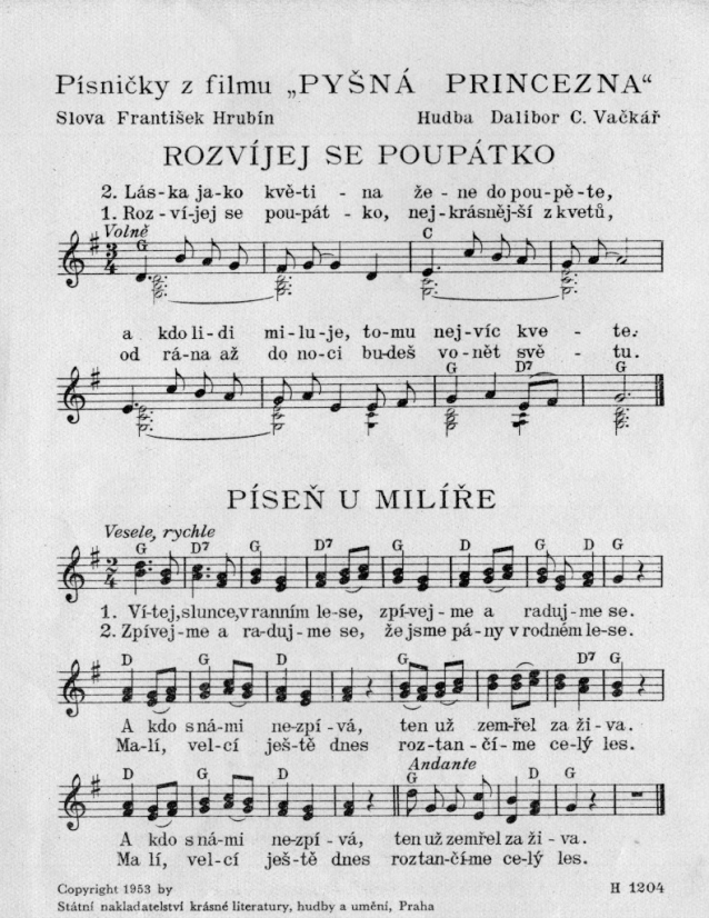 Kde se natáčela Pyšná princezna