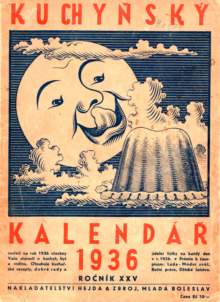Kuchyňský kalendář 1936.