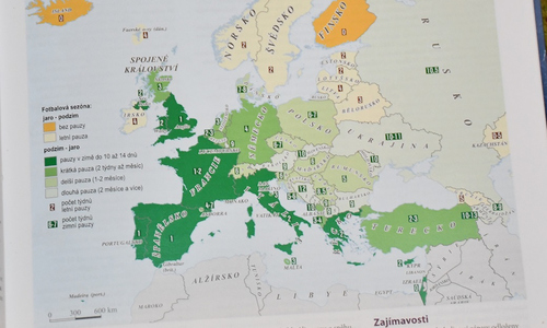 Fotbalový atlas Evropy zobrazuje 101 států na 240 stranách
