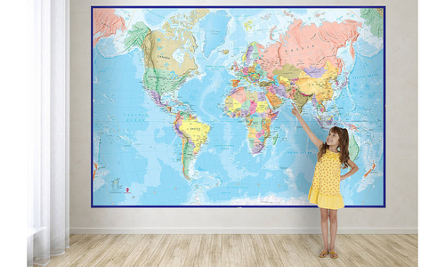 Nástěnné mapy: doplněk kanceláře, učebny nebo obýváku Nástěnné mapy: doplněk kanceláře, učebny nebo obýváku