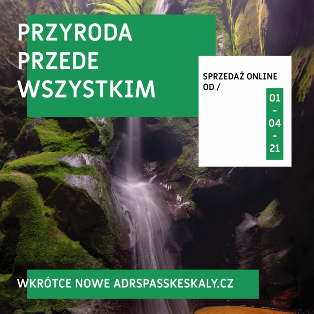 On April 1, the online sale of tickets and parking at the Adršpach Rocks will become available