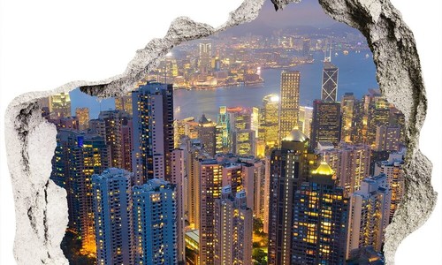 Francouzský hazardér lezl na mrakodrap v Hongkongu a zřítil se