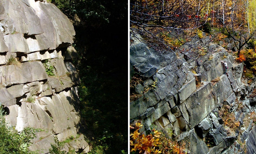 Godula, odlišné pískovcové lezení Godula, odlišné pískovcové lezení