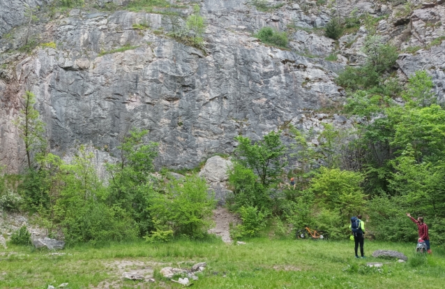 Divadýlko, nová lezecká skála u Kačáku v Srbsku