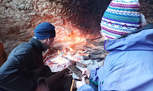 Poslední slanění ve Svatém Janu v Českém krasu Poslední slanění ve Svatém Janu v Českém krasu