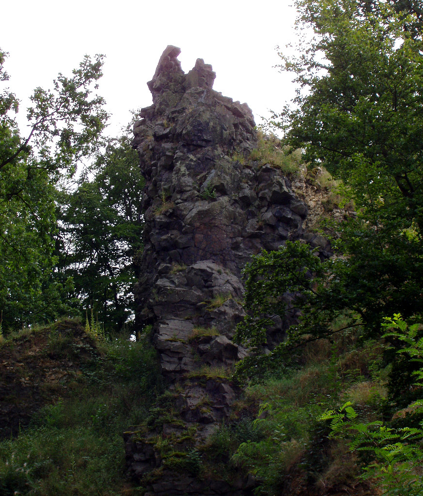 Káčov, údolní stěna v roce 2007.  