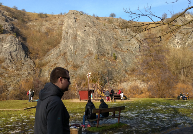 Prokopské údolí na jaře na koloběžkách