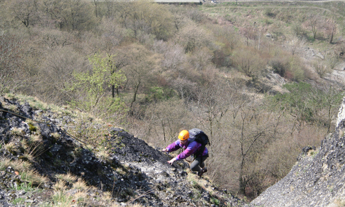 Kuloárem na Kozí vrch Kuloárem na Kozí vrch