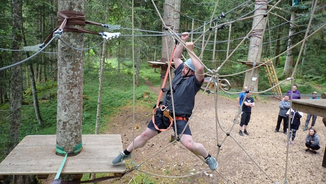 Kletterwelt Kleinarl: lanový park, feráty, flying fox