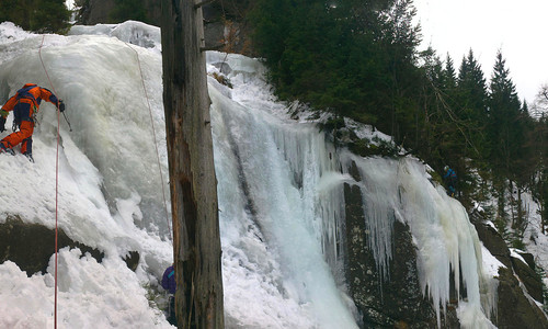 Jizerské hory: Ledopády ve Štolpichu Jizerské hory: Ledopády ve Štolpichu