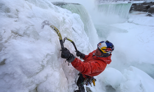 Will Gadd Climbed the Niagara Falls Will Gadd Climbed the Niagara Falls