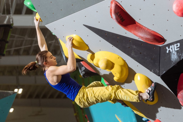 Hangar climbing playground by Adam Ondra