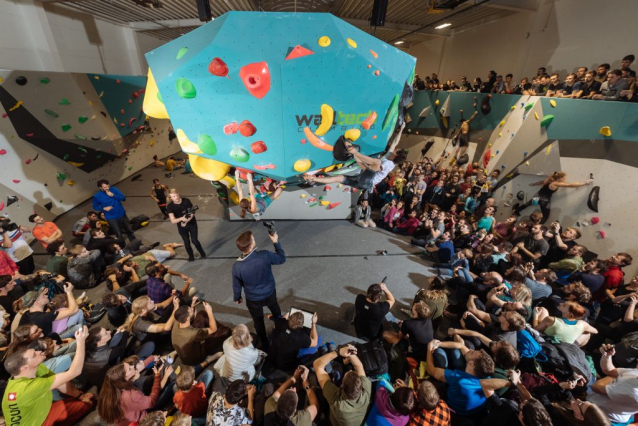 Hangar climbing playground by Adam Ondra