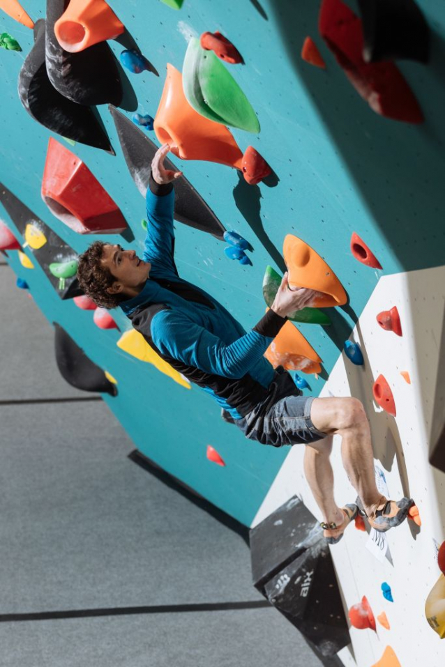 Hangar climbing playground by Adam Ondra