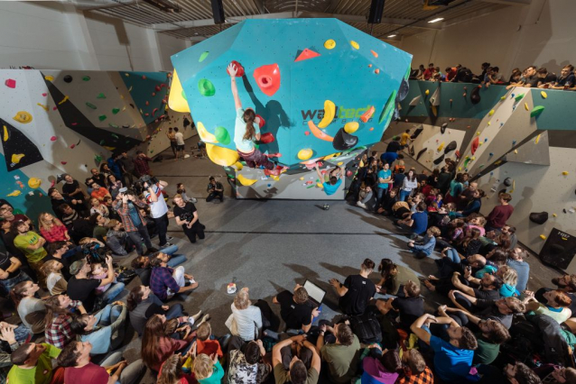 Hangar climbing playground by Adam Ondra