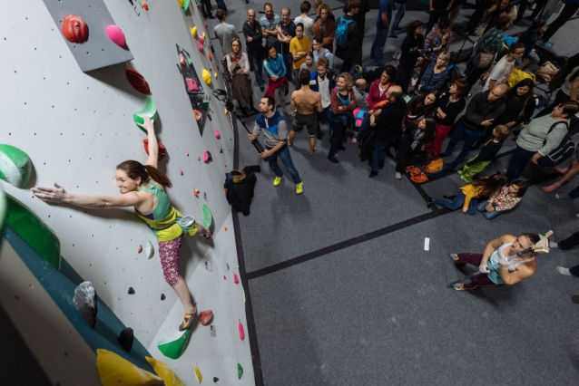 Hangar climbing playground by Adam Ondra