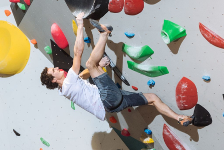 Hangar climbing playground by Adam Ondra